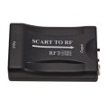SCART to RF Coax Video Converter Adapter SCART Digital Signal to RF Analog Signal For DVD/Blu-ray Pl