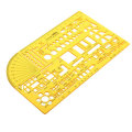 Furniture Measuring Geometric Drawing Template House Building Formwork KT Soft Plastic Ruler Stencil