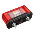 24V 4 SMD Red Car Rear Number License Plate Lights Lamp for Truck Trailer Lorry