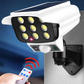 81COB Solar Power Light PIR Motion Sensor Imitate Camera Outdoor Wall Lamp Security