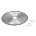 185mm 80 Teeth Circular Saw Blade with 3pcs Reduction Rings Fits for 190mm Saws