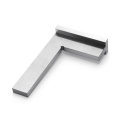 DIN875-2 75 x 50mm Stainless Steel 90 Degree Square Ruler Wide Base Gauge for Woodworking