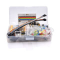 Electronics Component Basic Starter Kit With 830 Tie-Points Breadboard Cable Resistor Capacitor LED