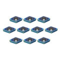 Drillpro 10pcs HRC45 Blue Nano DCMT11T308 Carbide Insert for SDJCR/SDJCL Lathe Turning Tool Holder