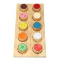 Wooden Touch and Match Sensory Board Montessori Touch Early Educational Puzzle Toys Provide Various