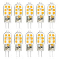KINGSO 10 Pack LED Bulb G4 3W Energy Saving 25W Equivalent Halogen / Incandescent Lamp G4 LED 360