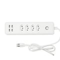 RSH Tuya Brazil WiFi Smart Power Strip with 4 Outlets 4USB Ports 1.4m Extension Cord Voice works wit