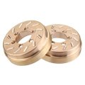 2PCS Brass Internal Wheel Weights 75g/pc for 1/10 SCX10 RC Crawler 1.9"/2.2" Wheel Rims Car Parts