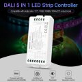 MiBOXER DL5 5 IN 1 LED Strip Controller Common Anode Compatible with remote control/DALI Bus Power S