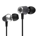 CCA CST Wired Earbuds In-Ear Metal Bass Earphones 3.5mm Jack Spor... (TYPE: WITHMIC | COLOR: SILVER)