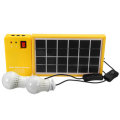 Solar Power Panel Generator Kit 5V USB Charger Home System with 3 LED Bulbs Light