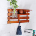 Solid Wood Staircase Hook Wall Shelf Living Room Bedroom Wall Debris Storage And Finishing Rack
