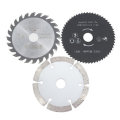 3pcs 85mm Circular Saw Blades Set HSS/TCT  Wood Working Rotary Tool Cutting Discs Kit