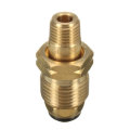 Brass 6mm Propane LP Gas Cylinder Fitting POL Connector