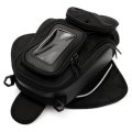 Motorcycle Oil Fuel Tank Bag Magnetic Multi Layer Black Universal 3825cm Waterproof