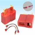 Excellway DC 012 20pcs T Plug Male & Female Connectors Deans Style For RC LiPo Battery
