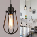 Vintage E27 Wall Lamp Retro Industrial Iron Shade Cage Ceiling Pendant Light AC110-220V