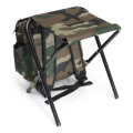 Outdoor Portable Folding Backpack Chair Foldable Stool Camping Picnic Max Load 100kg