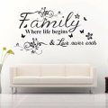 DIY Wall Stickers English Proverb Wallpaper Wall Decal Home Living Room Office Wall Decor