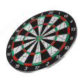 15 inch Flocking Dart Board Front Double Sided + 6Pcs Darts for Home Club Entertainment Leisure Game