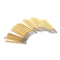 100 PCS P125-J Small Round Tead Test Spring Thimble Integrated Detection Probe Tool Accessories Test