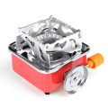 Mini Portable Small Square Stove Picnic Hiking Mountaineering Camping for Outdoor