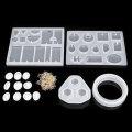 128pcs Bracelet Casting Mold Epoxy DIY Mould Silicone Jewelry Agate Making Craft