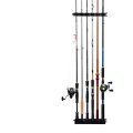 ZANLURE Vertical 6-Rod Rack Fishing Pole Holder Fishing Rod Holder Wall Mount Fishing Tackle