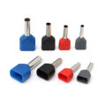 200Pcs Copper Insulated Terminal Grey 0.75mm Red 1.0mm Black 1.5mm Blue 2.5mm