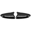 Rear View Mirror Cap Cover Replacement Carbon Fiber Look For Honda Civic 2016-2020