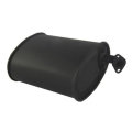 Universal Black Iron 2-3KW Exhaust Muffler Silencer for 5.5HP 6.5HP 3500W 4000W Gasoline Generator