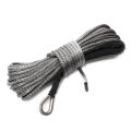 50 Feet 1/4`` 7000lb Synthetic Winch Rope Cable Line with Sheath for ATV UTV