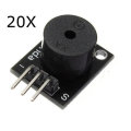 20Pcs 3.5-5.5V Standard Passive Buzzer Module