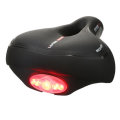 SGODDE Bicycle Saddle Memory Foam Soft Dual Shock Absorbing Breathable Bike Cushion Bike Seat with T