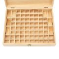72 Grids Wooden Bottles Box  Container Organizer Storage for Essential Oil Aromatherapy