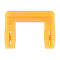 10pcs U-shaped Wood Board Connector Plastic Stealth Right Angle Fixed Cabinet Hinge Buckle Lock Furn