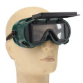 Industrial Welding Goggles Head Clamshell Protection Glasses Mask Green Square