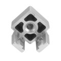 Machifit Aluminum Profile Fixed Bracket Foot Connector with Nut and Screw for 3030 Aluminum Profile