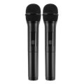 Gitafish K380K UHF Wireless Dual HandHeld Microphone System/LCD Display + Rechargeable Receiver