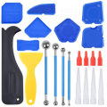 21Pcs Silicone Remover Caulking Tool Kit Silicone Sealant Finishing Tool