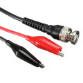 Y101 1Pcs 1.1M 50 Pure Copper BNC  To Alligator Clip Test Cable Oscilloscope Q9 Test Line