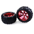 ZD 2pcs 3.6 Inch 150mm Monster Truck Wheels Rim and Tire for 1/8 Trx4 HSP HPI E-MAXX Savage Flux ZD