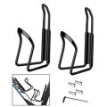 BIKIGHT 2PCS Water Bottle Cages MTB Bike Bicycle Alloy Aluminum Lightweight Water Bottle Holder Cage