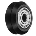 5mm POM Black Idler V Type Wheel Wheels CNC Engraving Millling Machine Accessories