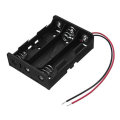 3pcs DC 11.1V 3 Slot 3 Series 18650 Battery Holder Box Case With 2 Leads And Spring