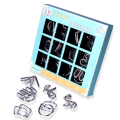 12Pcs Brain Puzzle Set Nine Link Set Early Childhood Education Puzzle Solution Ring Buckle Toys Kong