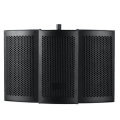 Foldable Microphone Acoustic Isolation Shield Acoustic Foams Studio Three-door Noise Enclosure Panel