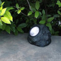 Solar Powered LED Rock Light Waterproof Stone Spot Lamp Garden Spotlight Outdoor Lighting