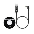 BAOFENG 2 Pins Plug USB Programming Cable for Walkie Talkie UV-5R BF-888S for Kenwood Wouxun Walkie