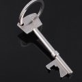 Key Shaped Bottle Opener Ring Keyring Chain Keychain Metal Beer Bar Tool